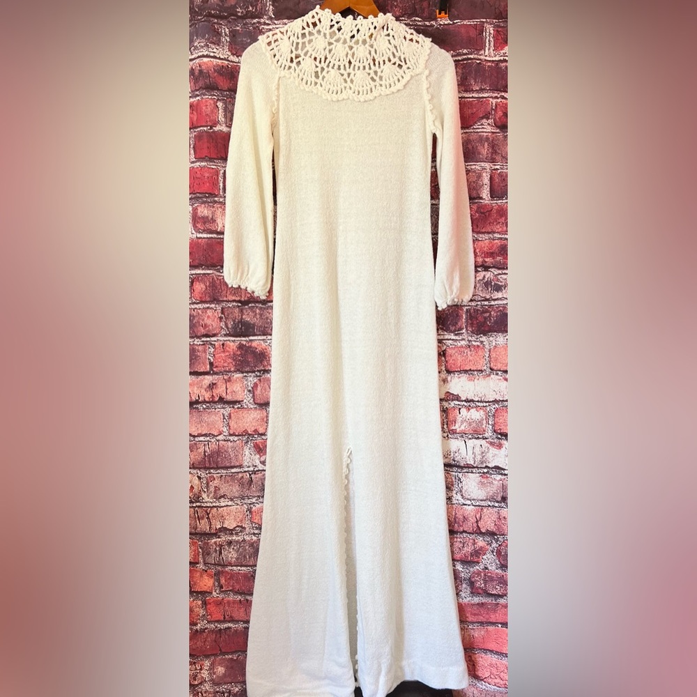 Vintage Dolphin Off White Maxi Dress